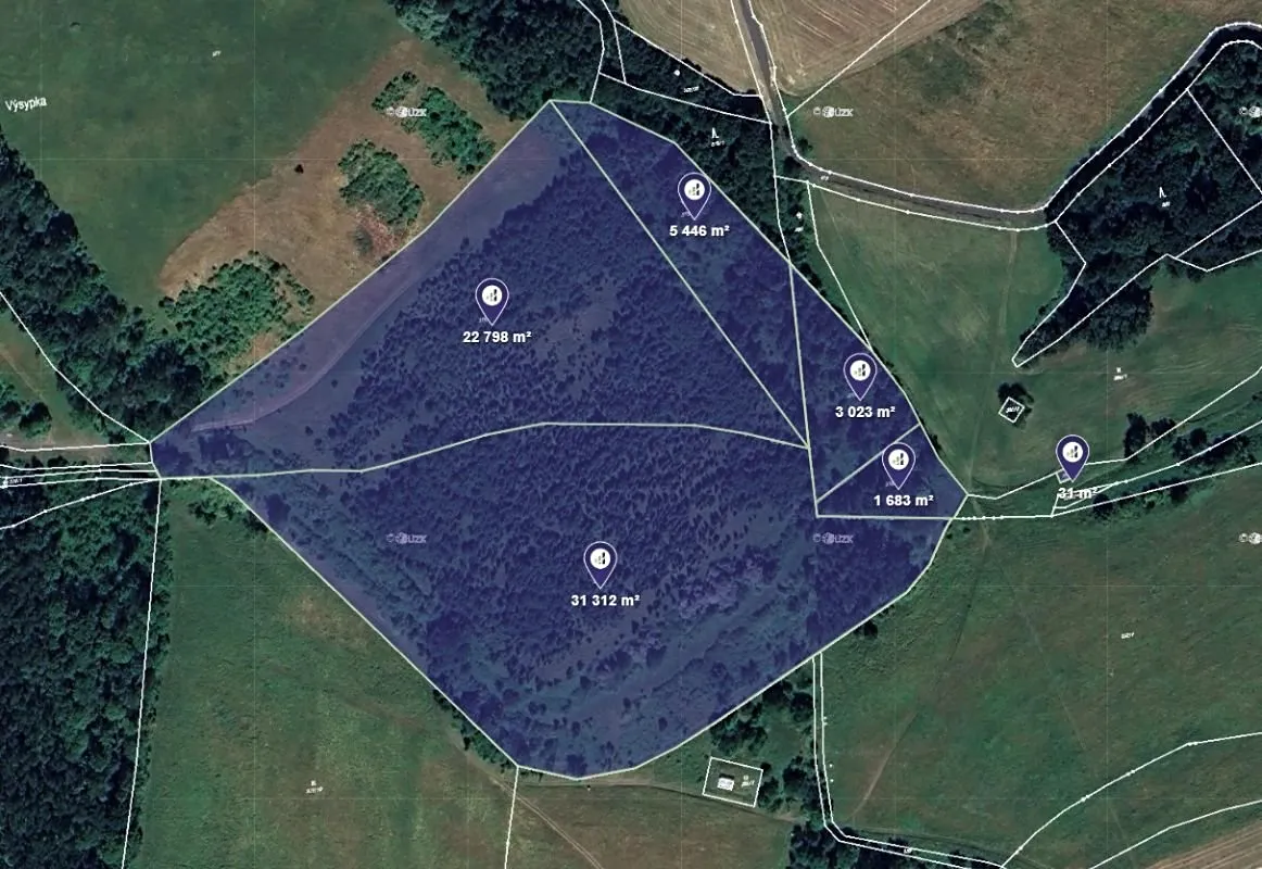 Prodej pozemku 64293 m²